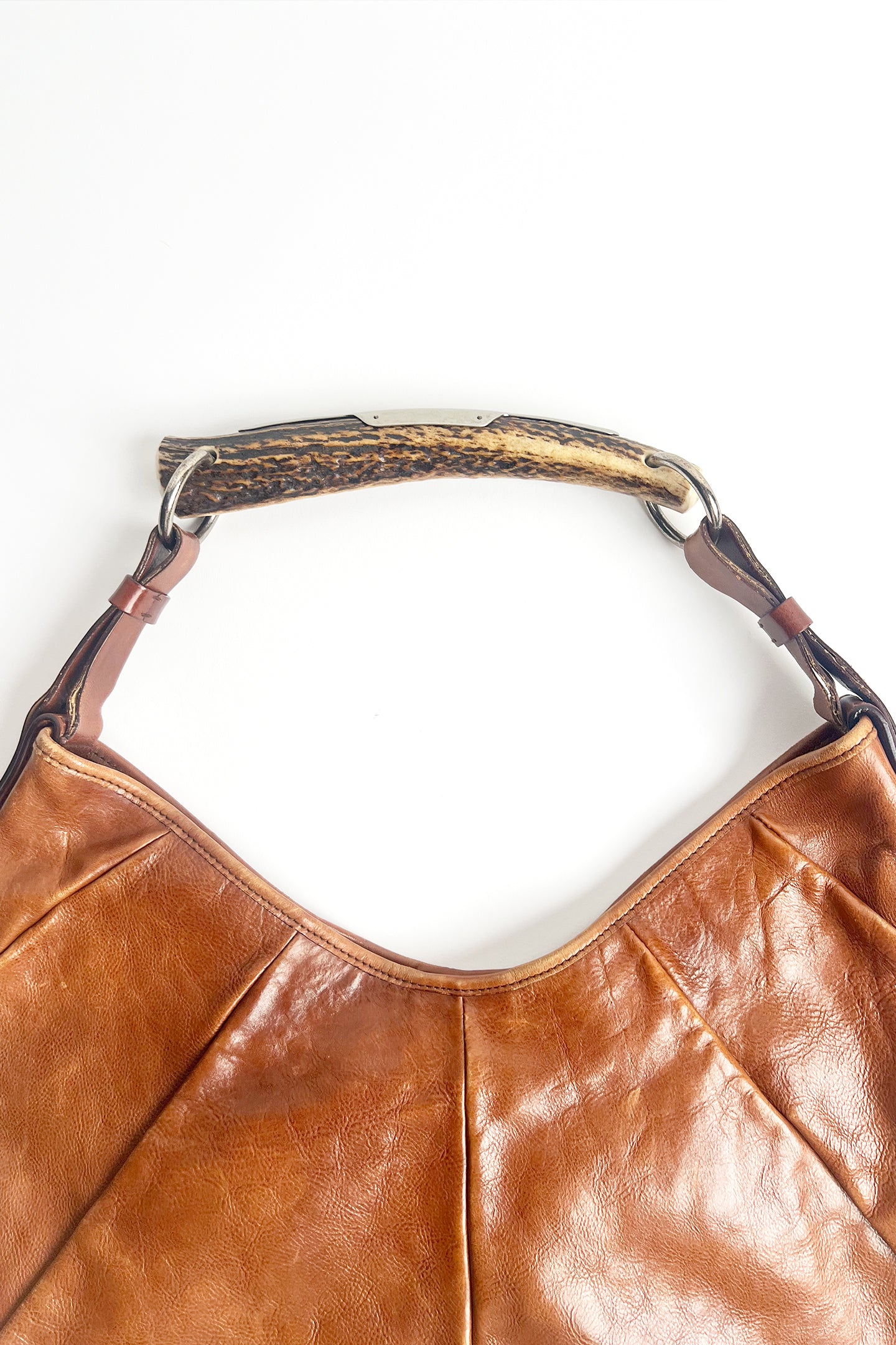Vintage 2000s Brown Leather YSL Mombasa bag