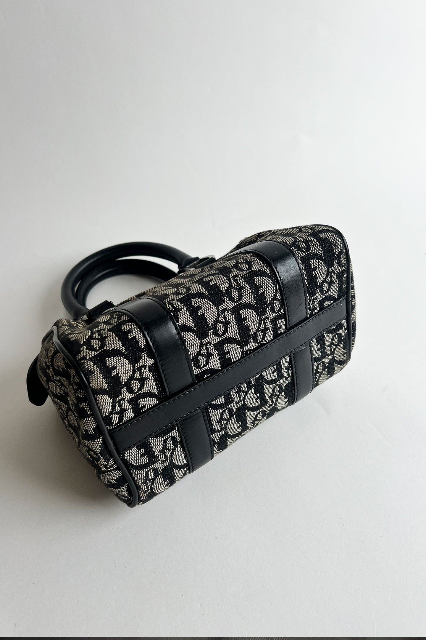 Vintage 2002 John Galliano Christian Dior Diorissimo Mini Boston Handbag