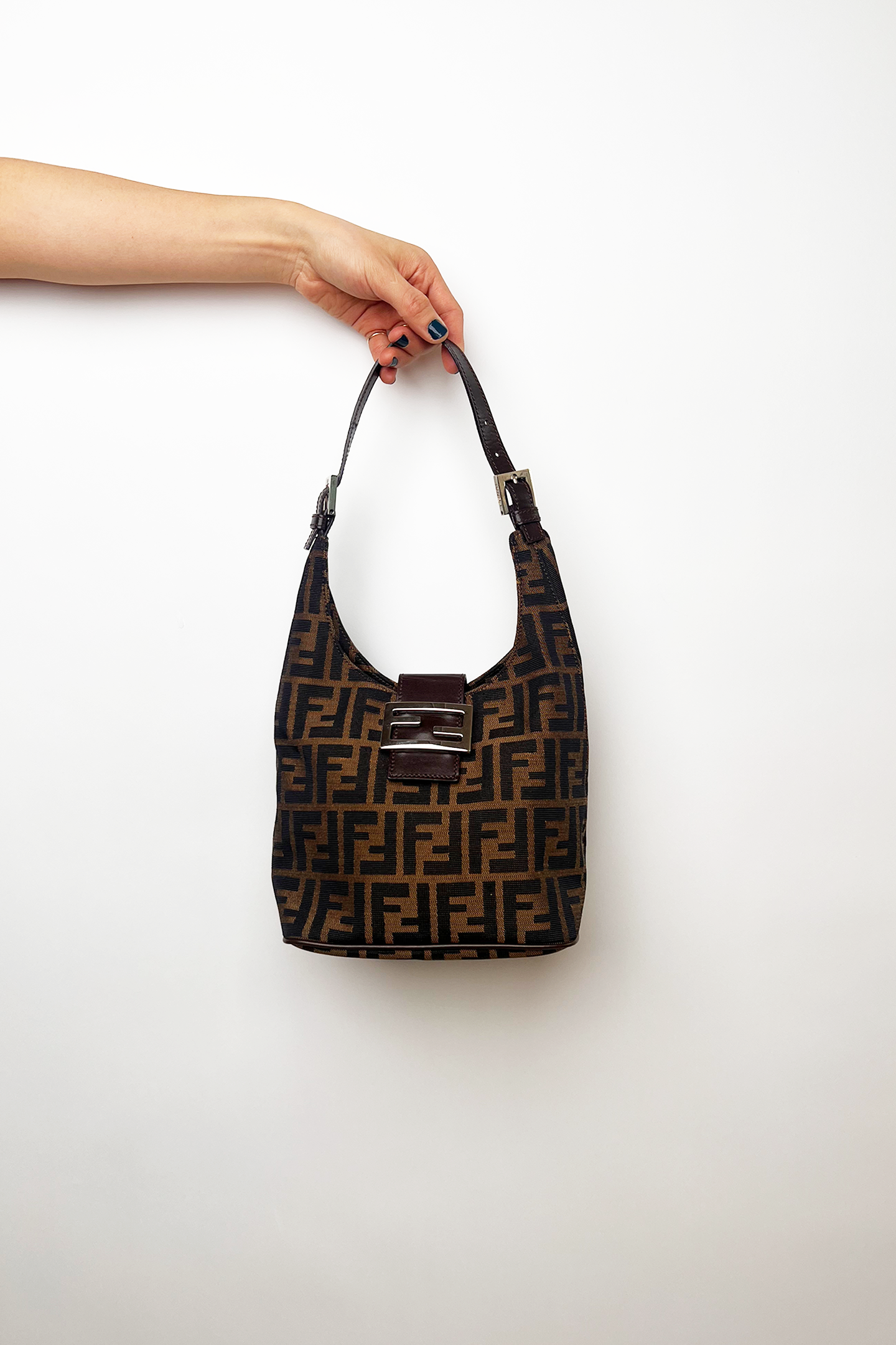 Vintage Fendi Zucca canva mini bag