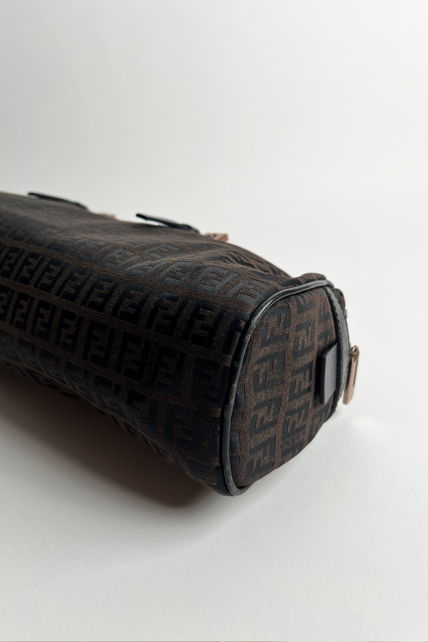Vintage Fendi Zucca print long baguette bag