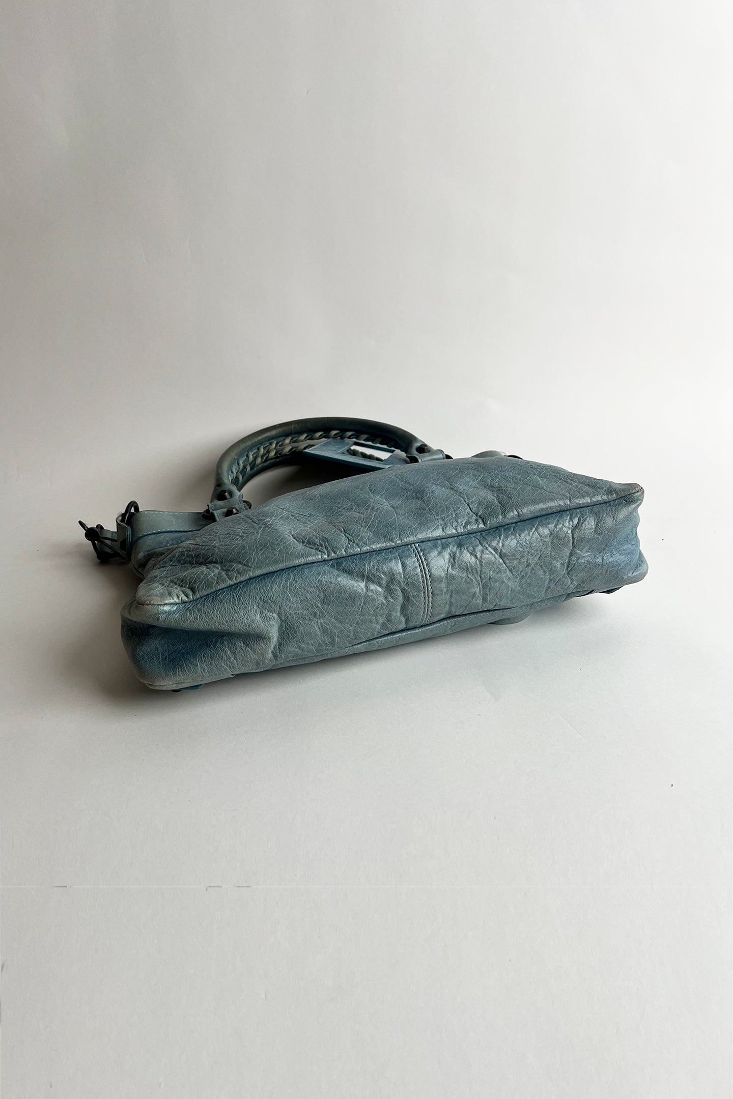 Vintage Balenciaga First light blue leather bag