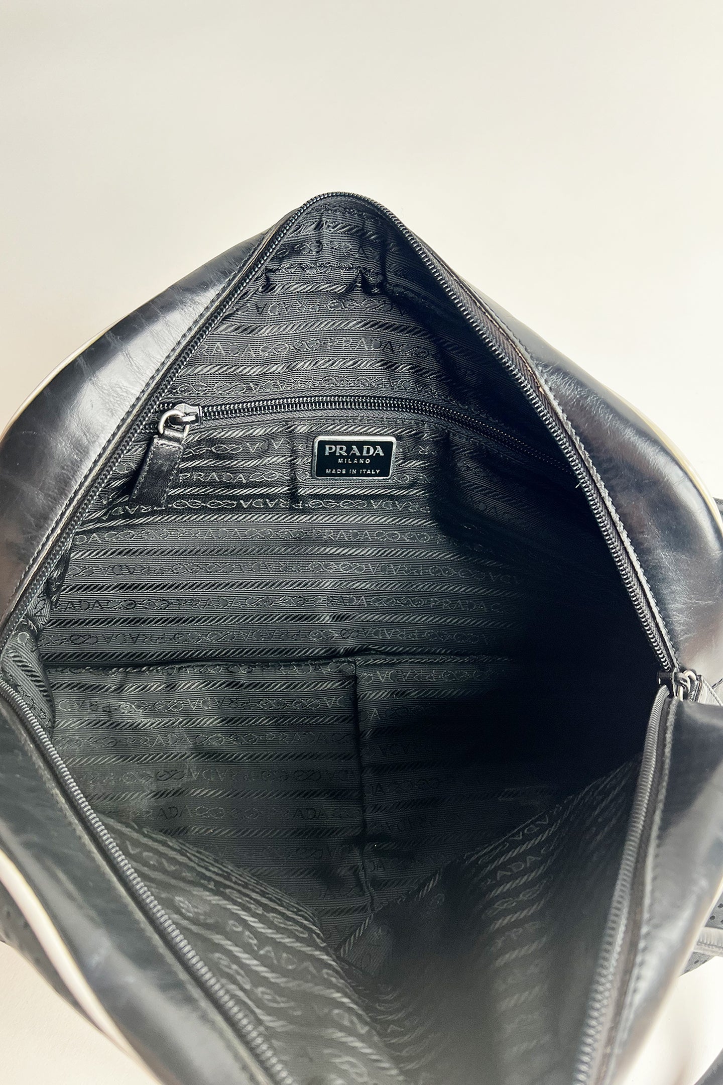 Vintage 2000s Prada bowling bag