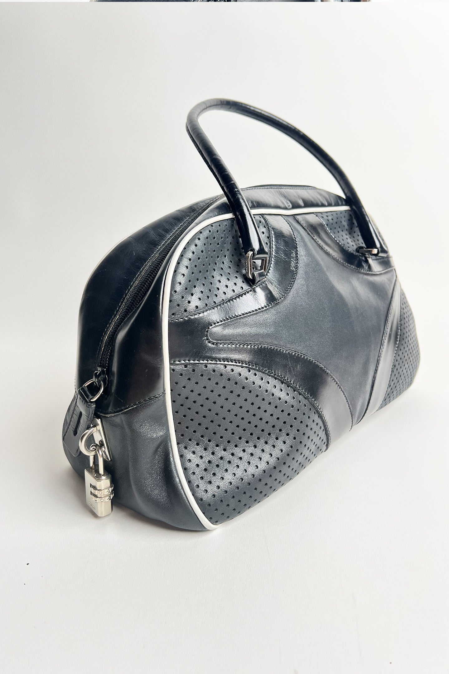 Vintage 2000s Prada bowling bag