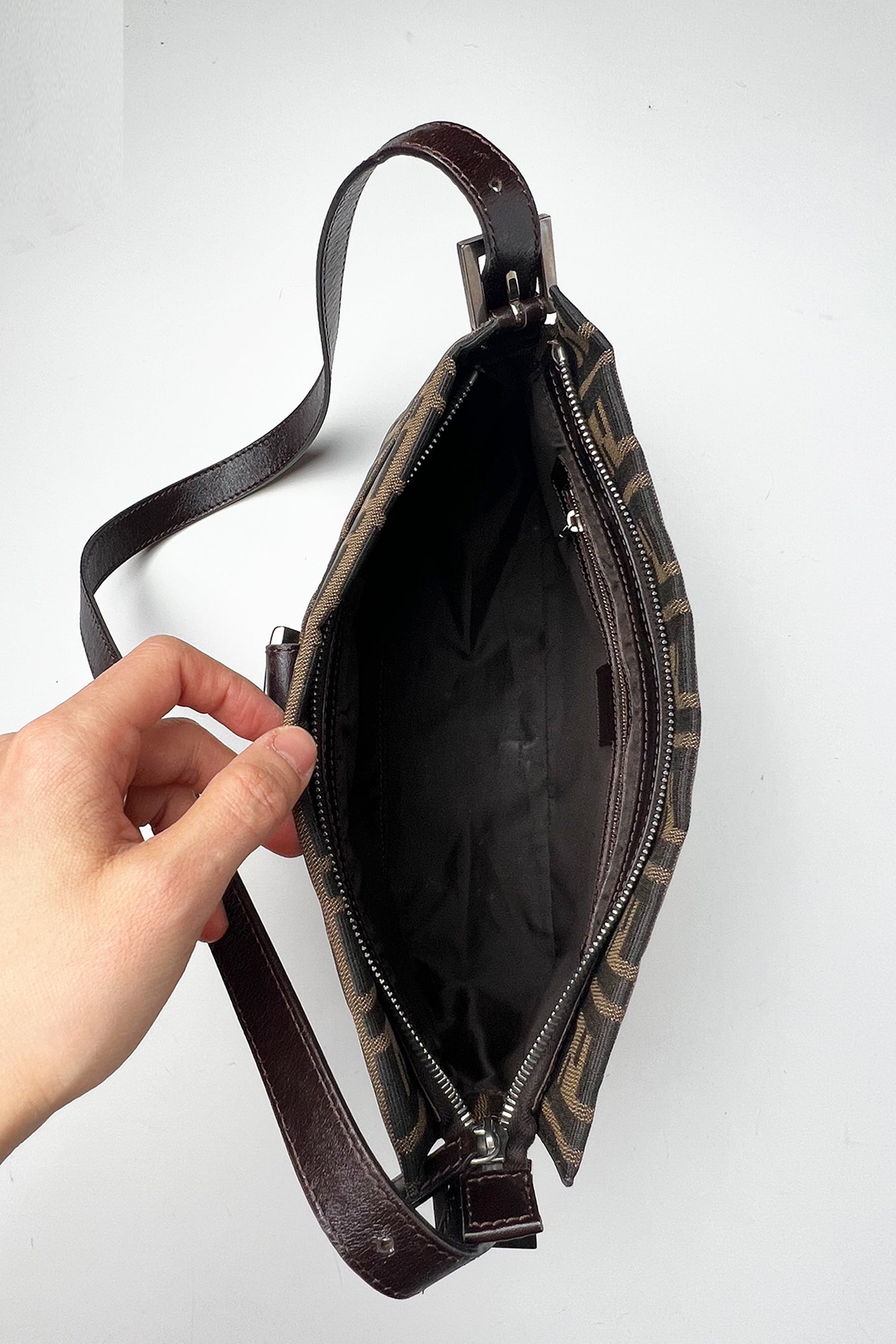 Vintage FENDI zucca shoulder bag