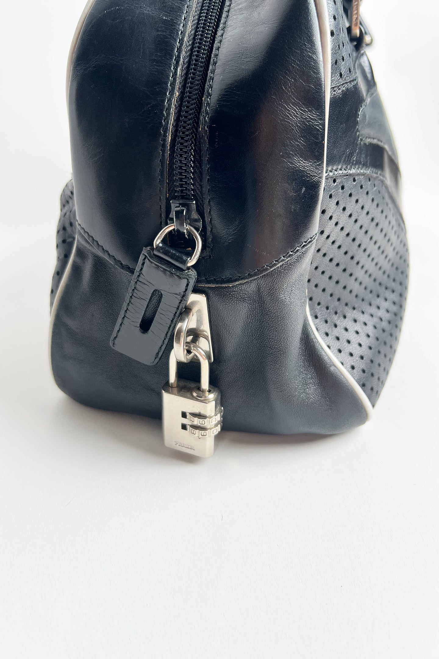 Vintage 2000s Prada bowling bag