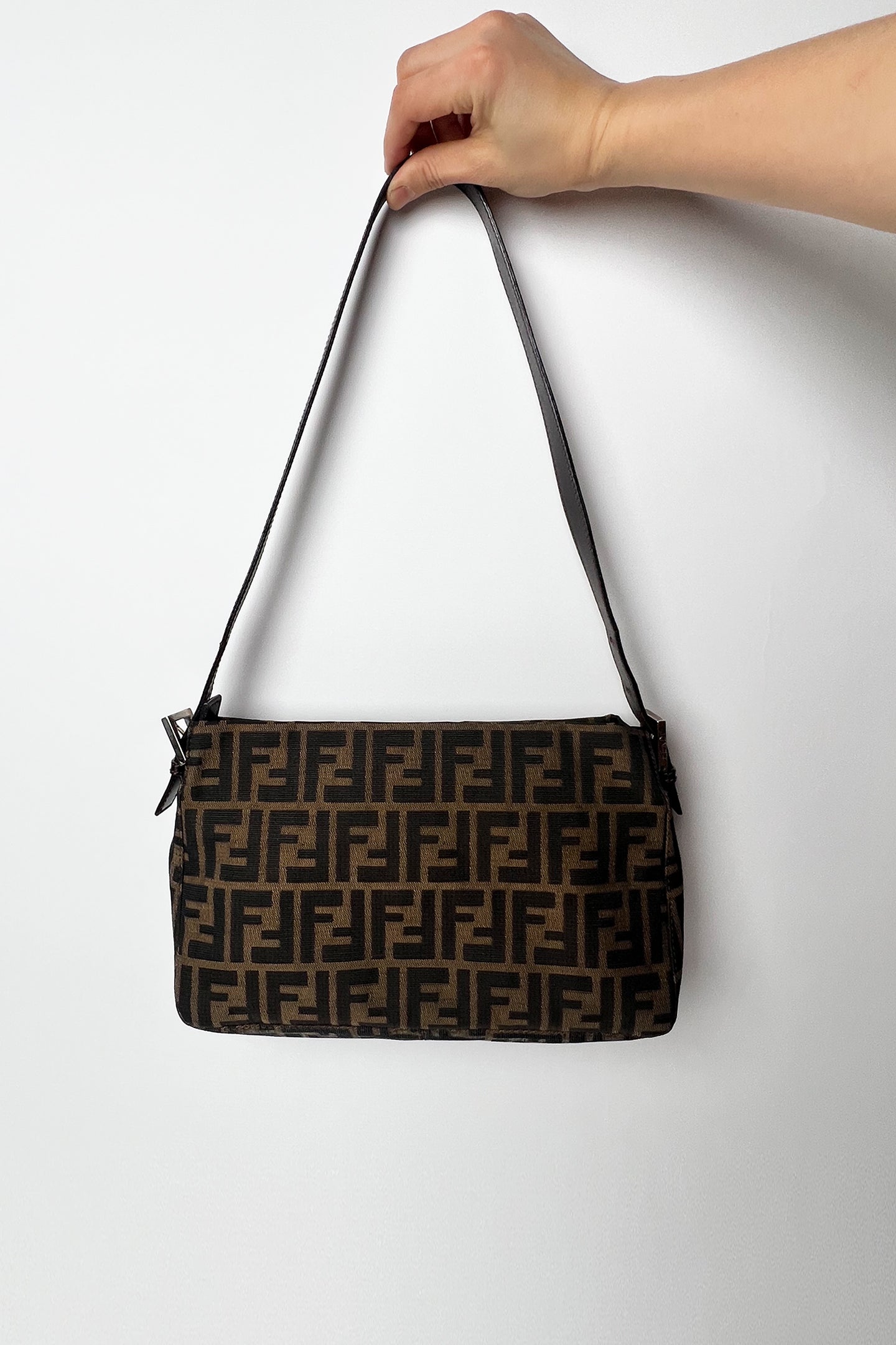 Vintage FENDI zucca shoulder bag