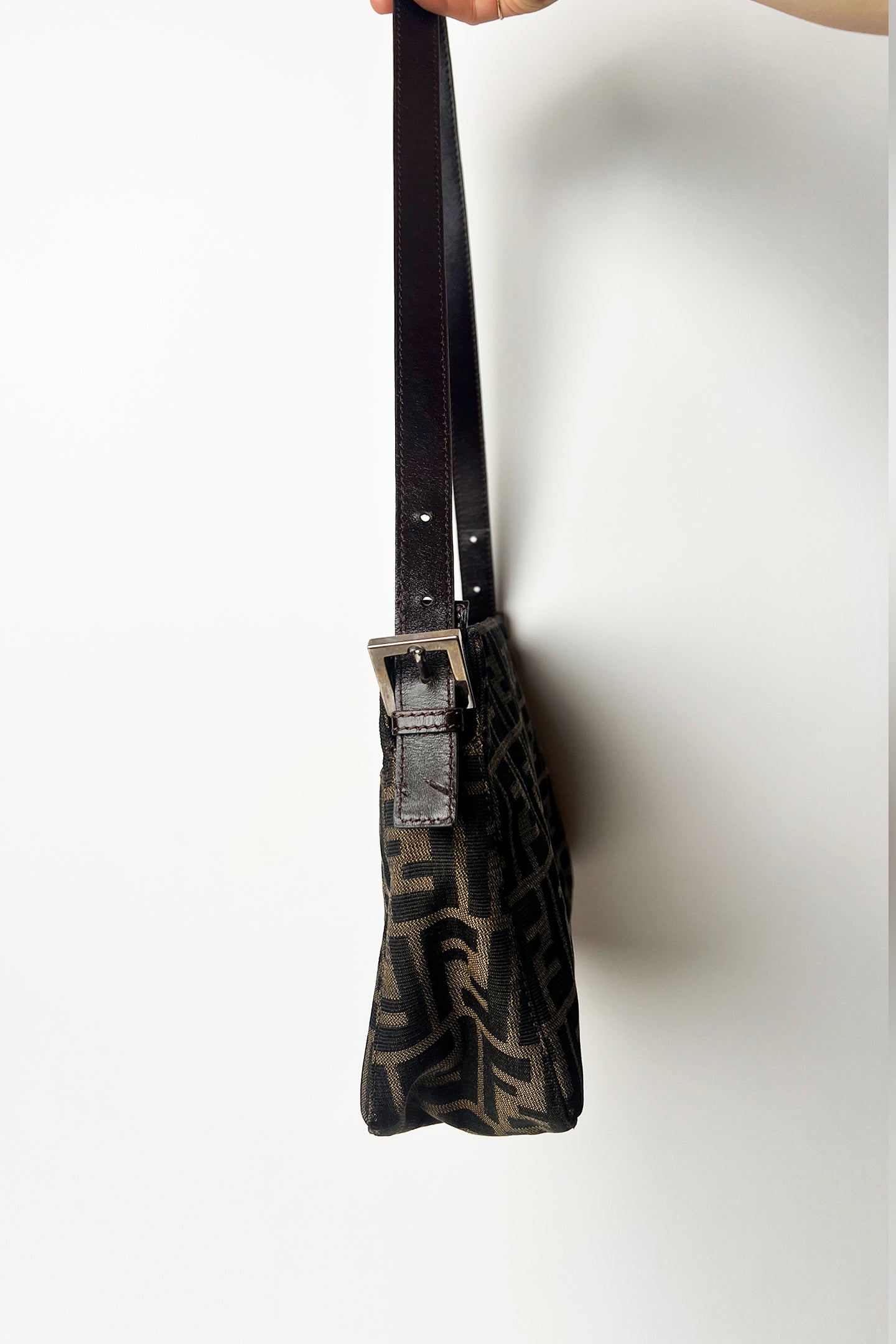 Vintage FENDI zucca shoulder bag