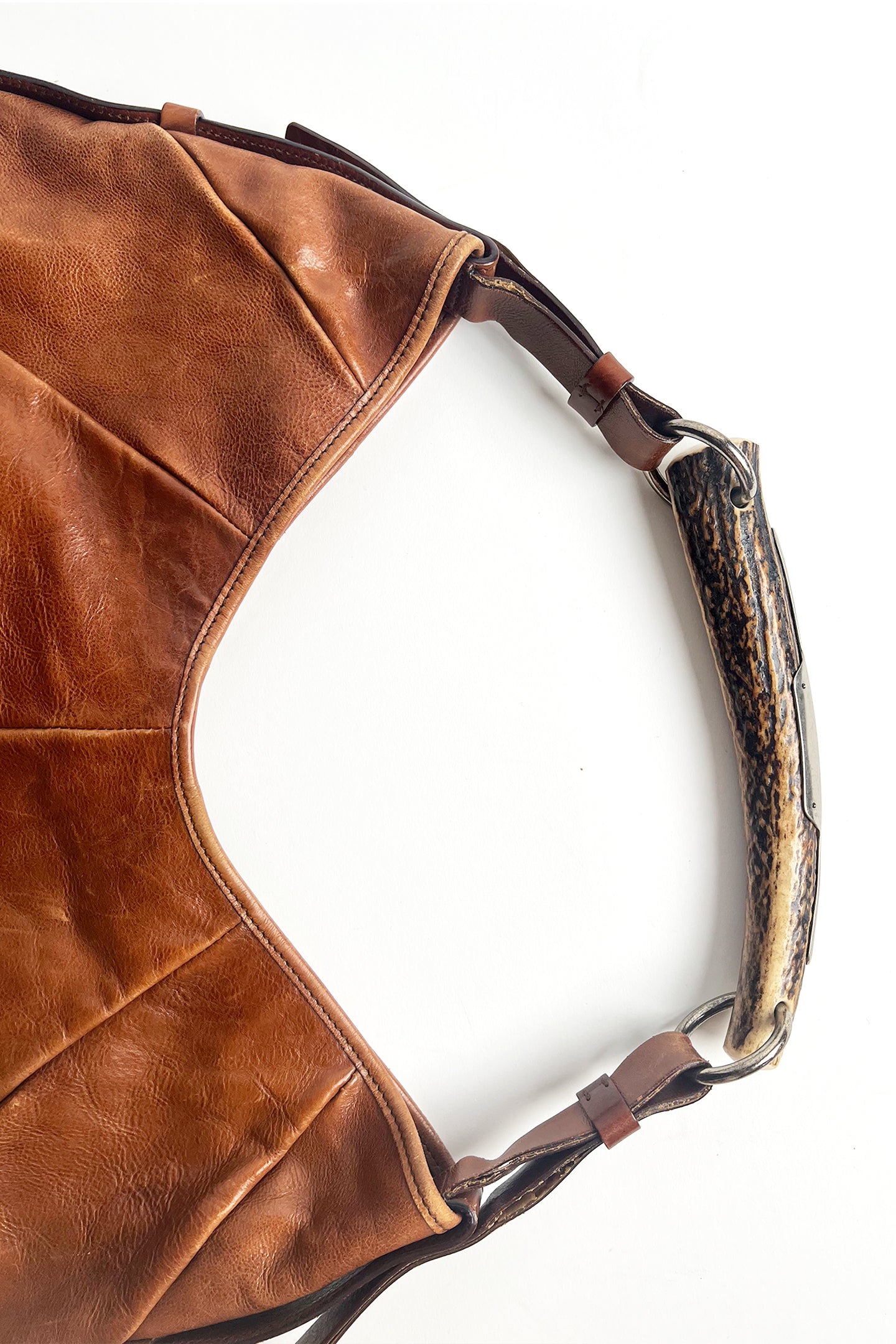 Vintage 2000s Brown Leather YSL Mombasa bag