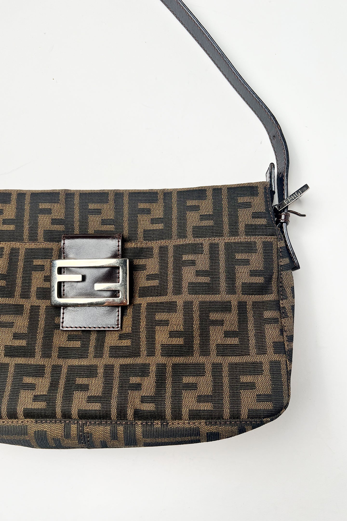 Vintage FENDI zucca shoulder bag