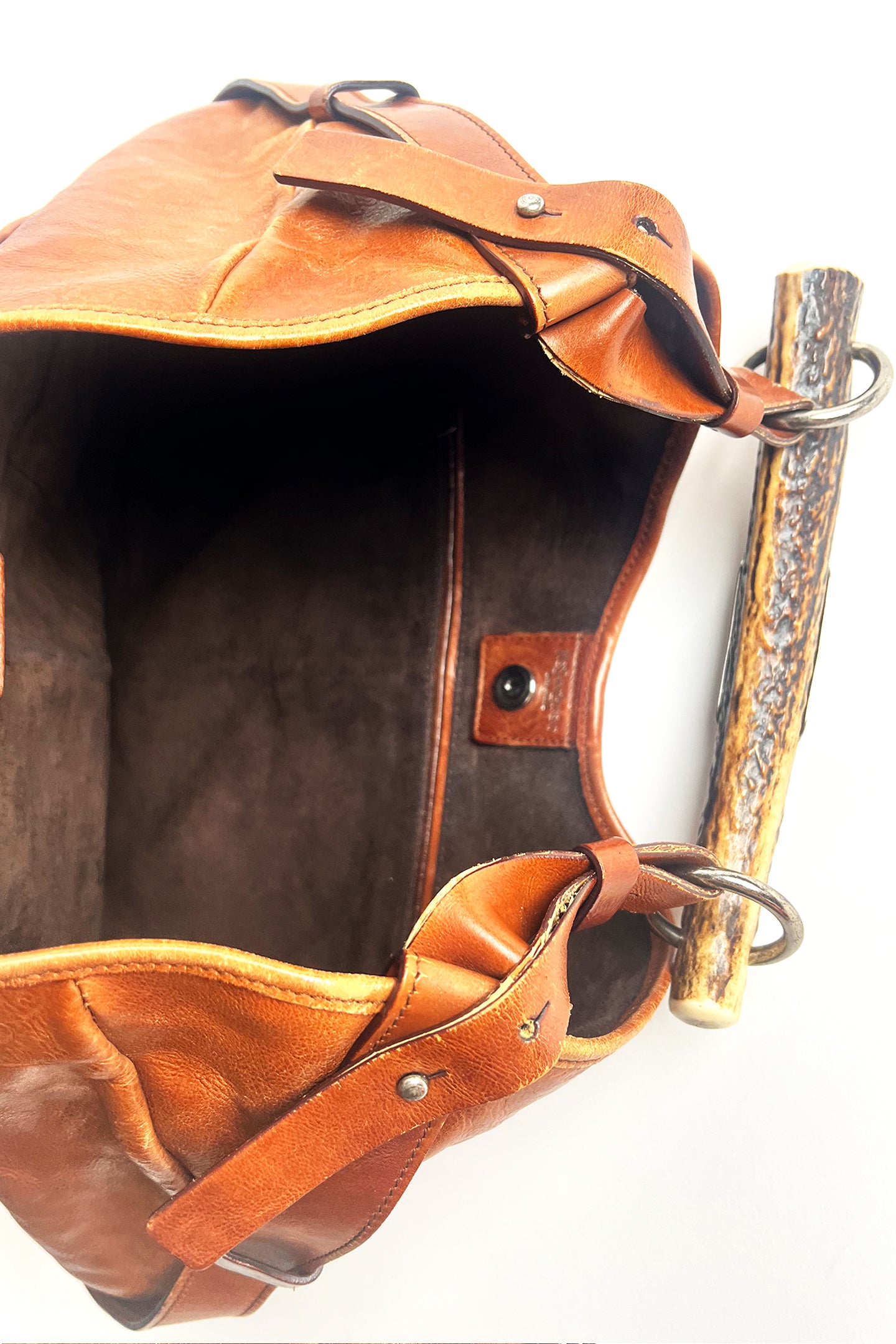 Vintage 2000s Brown Leather YSL Mombasa bag