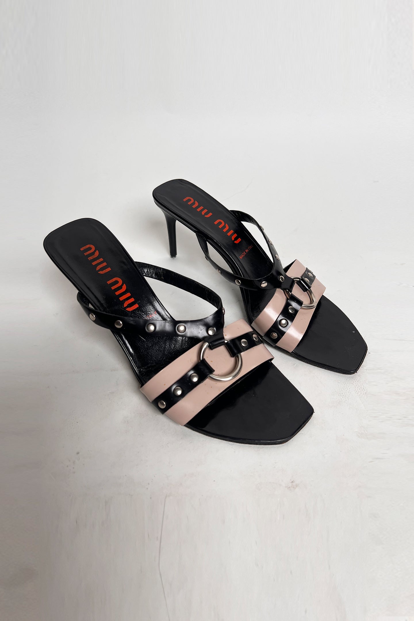 Vintage 90s Miu Miu heeled sandal 38.5