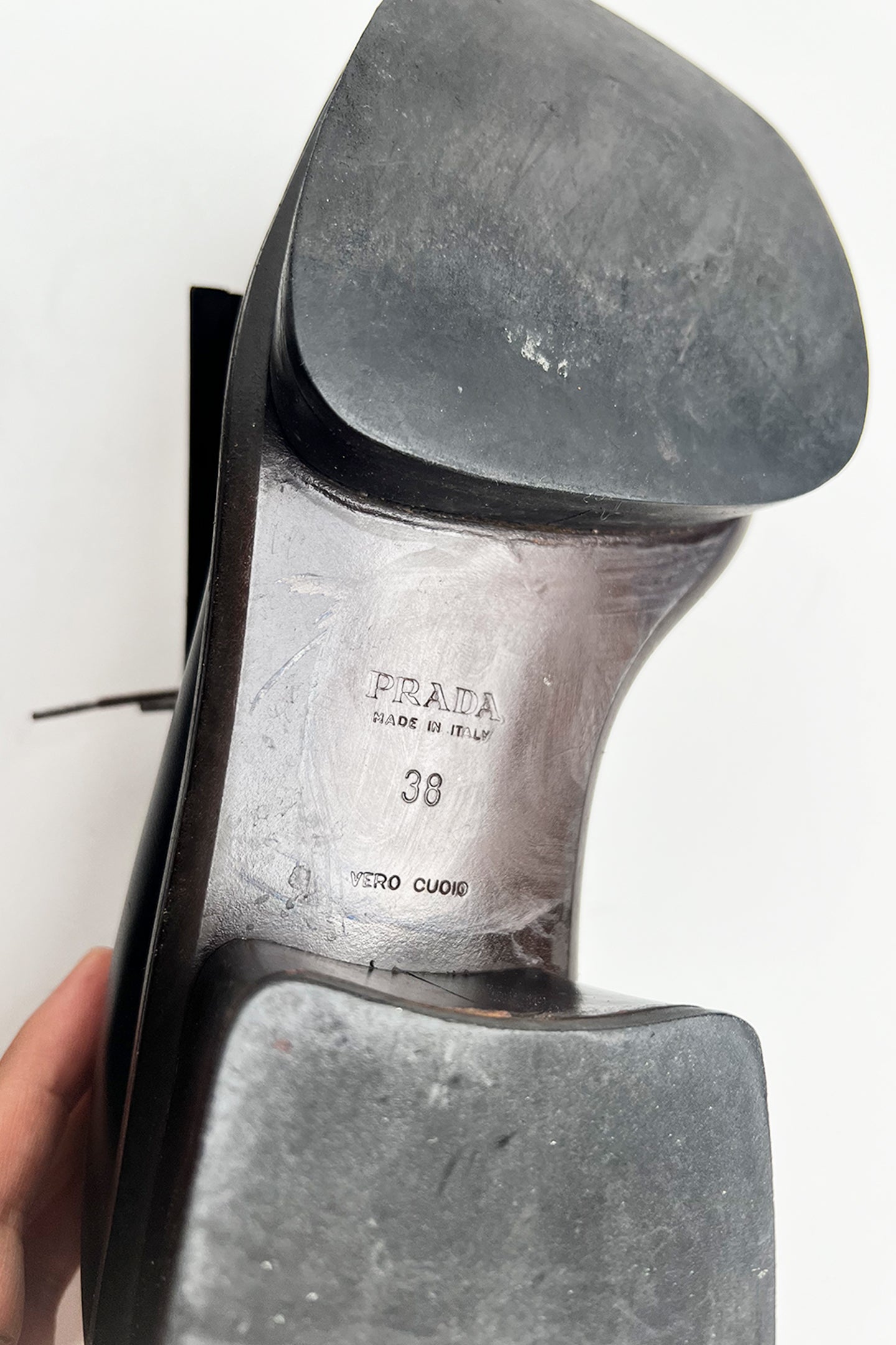 Vintage SS1999 Prada split sole loafers