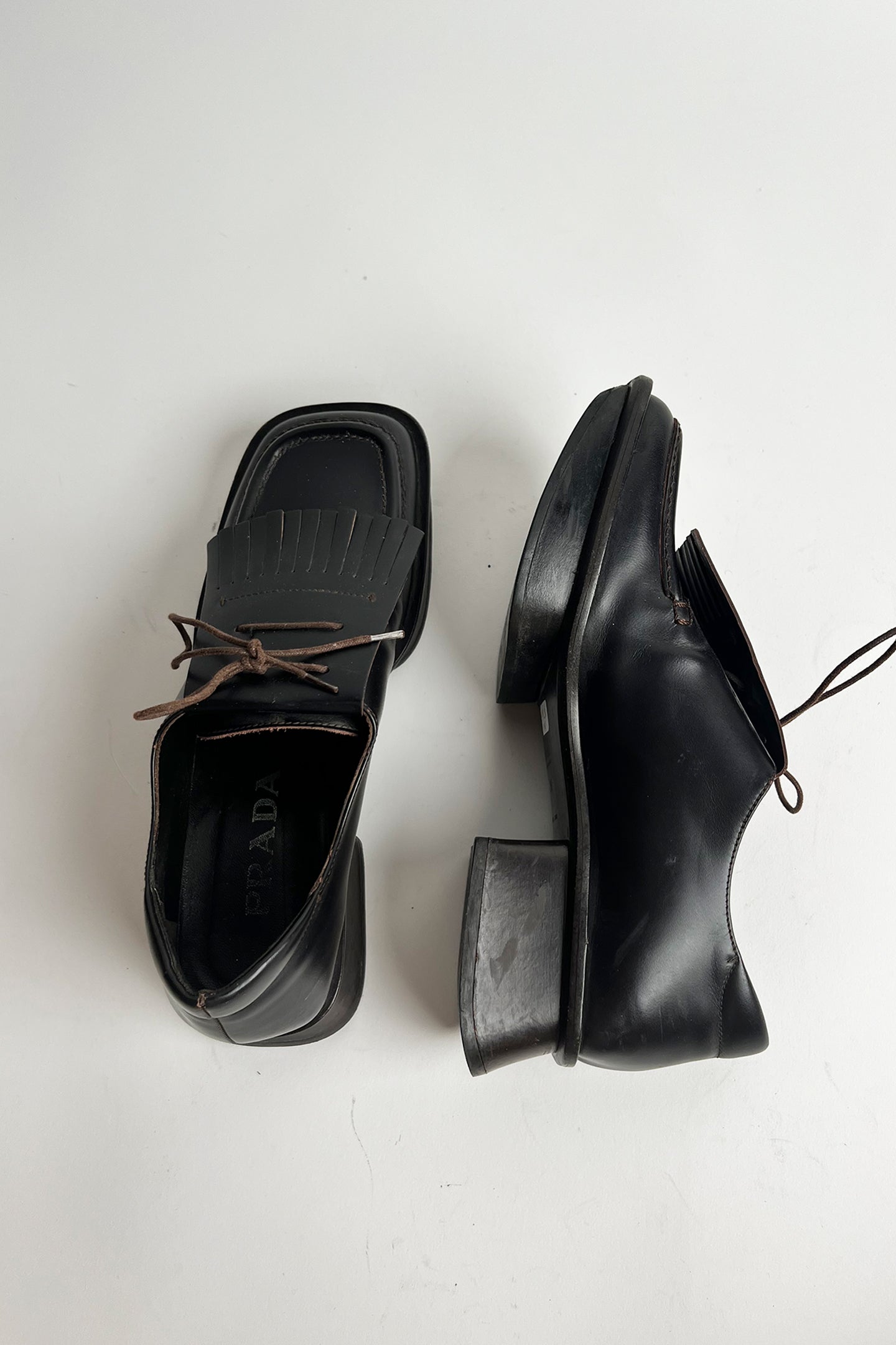 Vintage SS1999 Prada split sole loafers