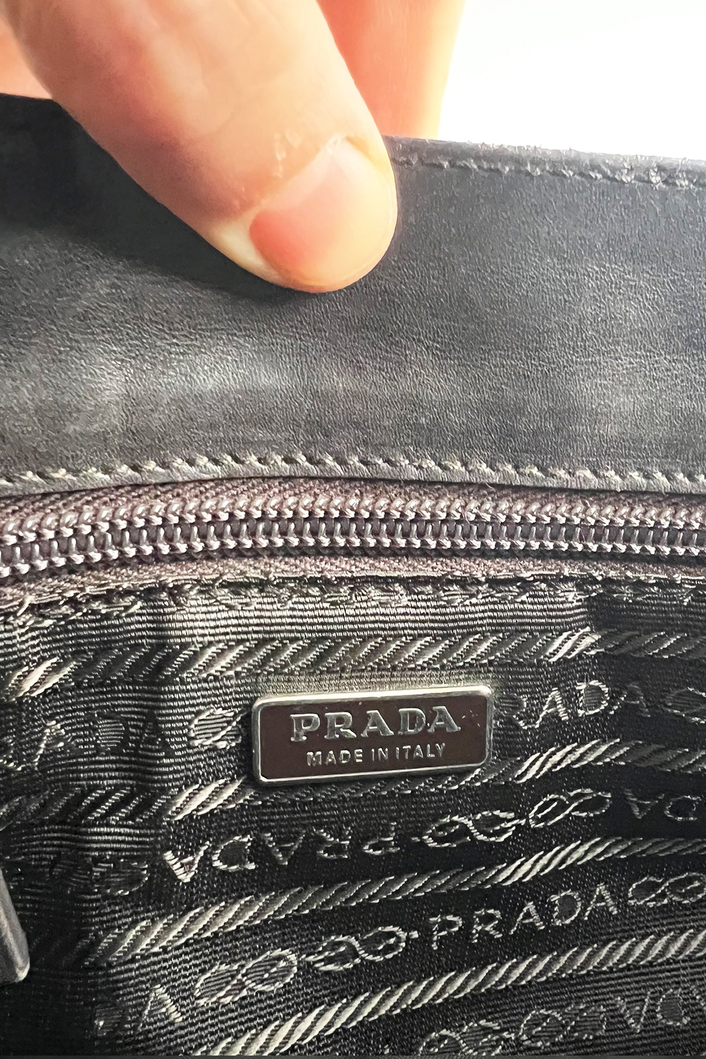 RARE Vintage 2000s Prada Zebra pony hair flip shoulder bag