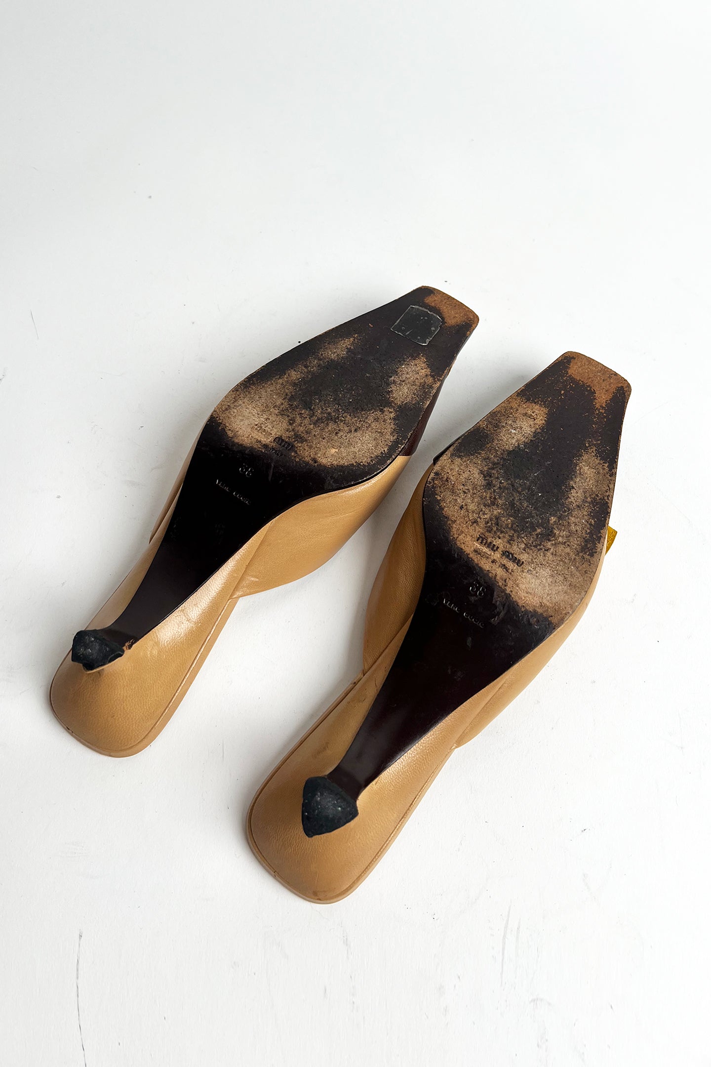 Vintage 90s Miu Miu Lily kitten heels