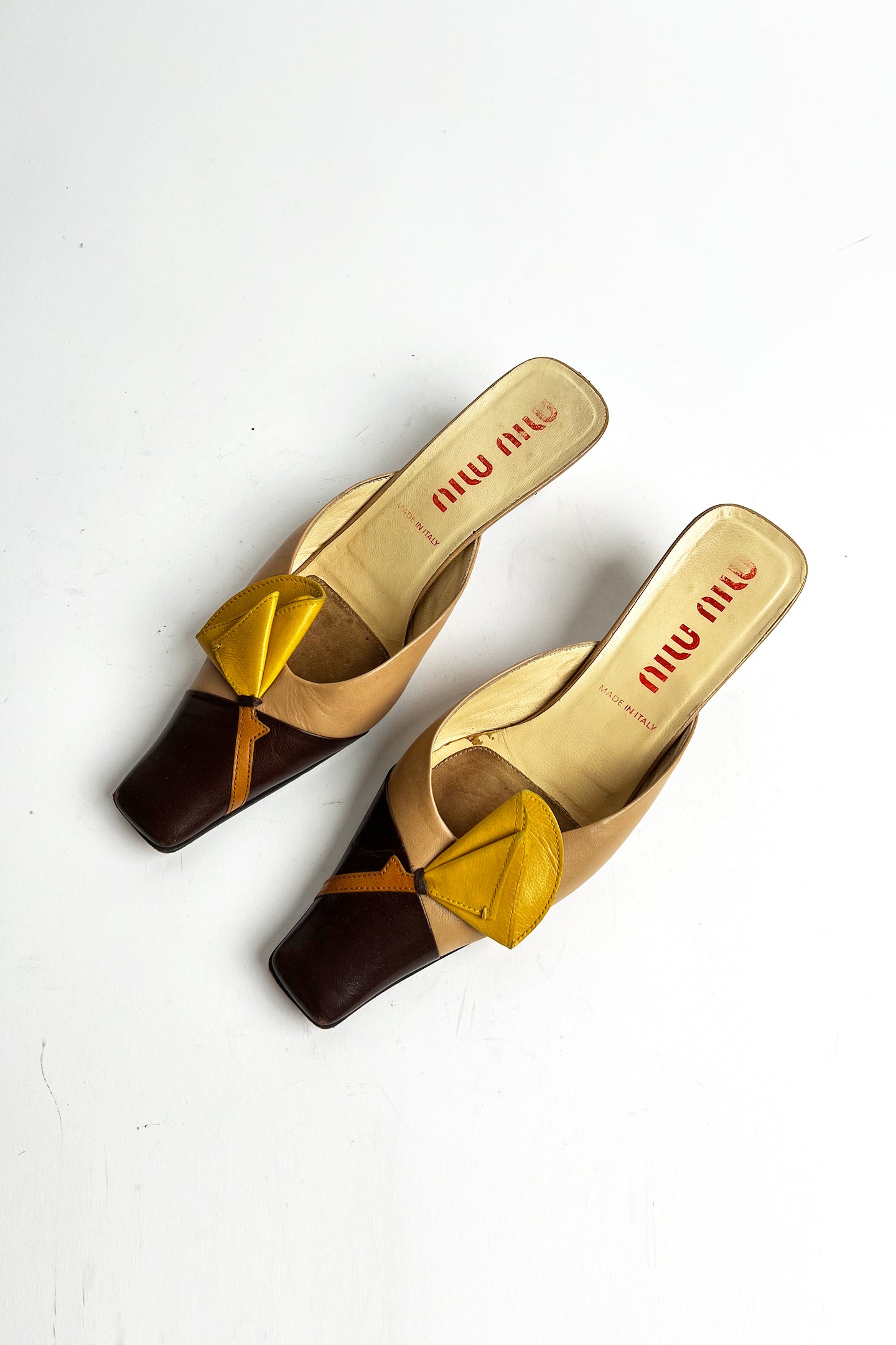 Vintage 90s Miu Miu Lily kitten heels