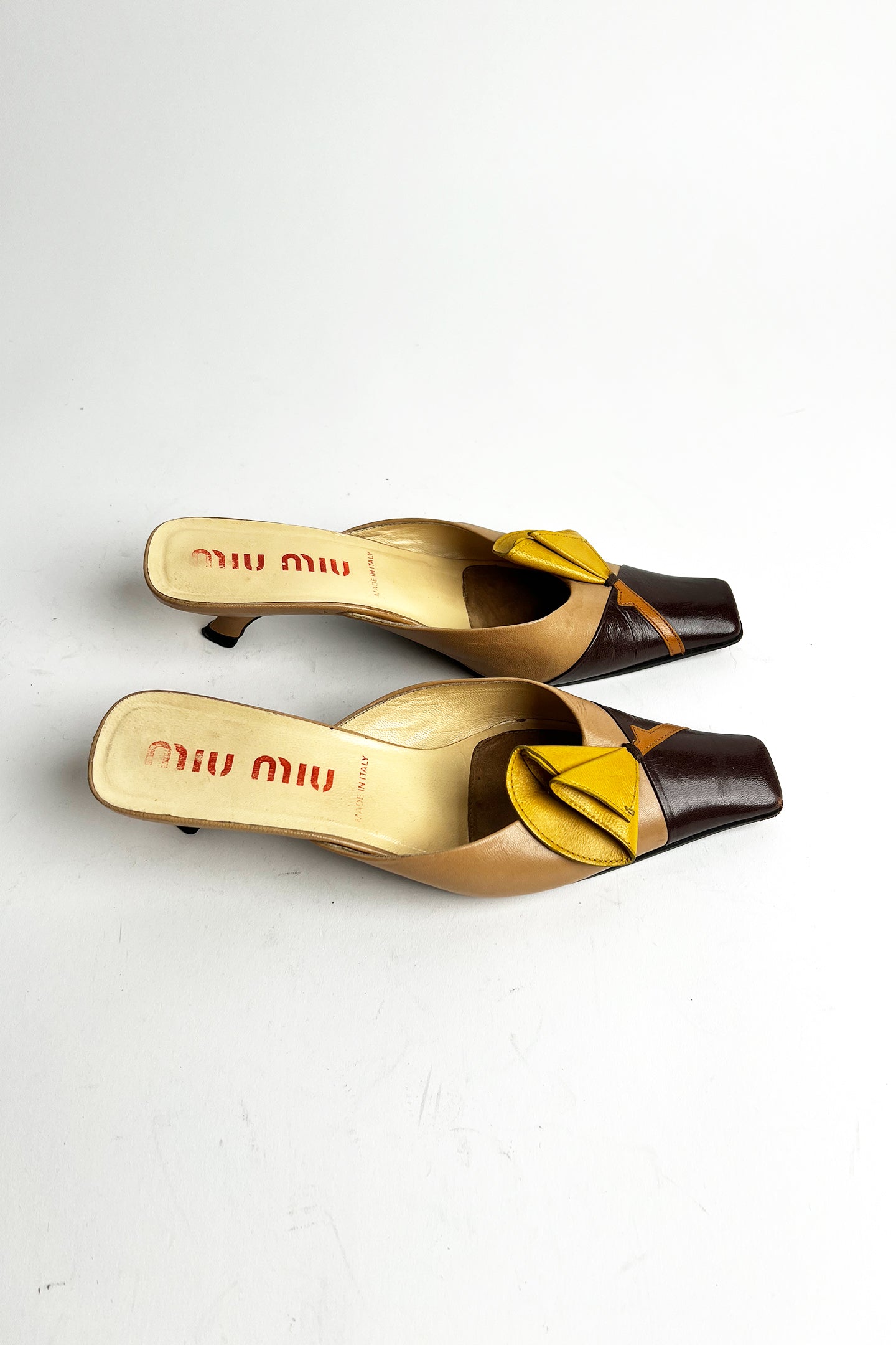 Vintage 90s Miu Miu Lily kitten heels