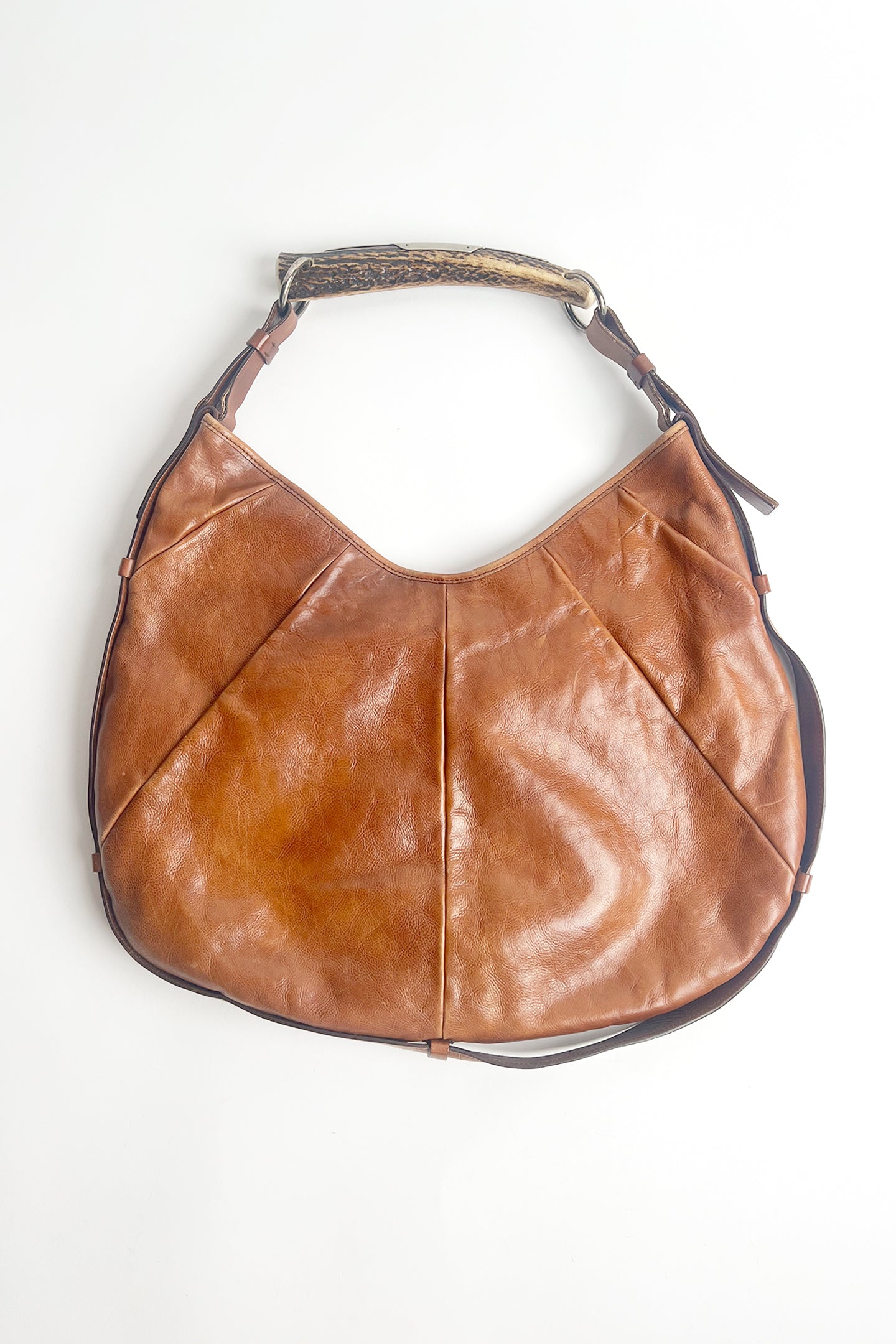 Vintage 2000s Brown Leather YSL Mombasa bag