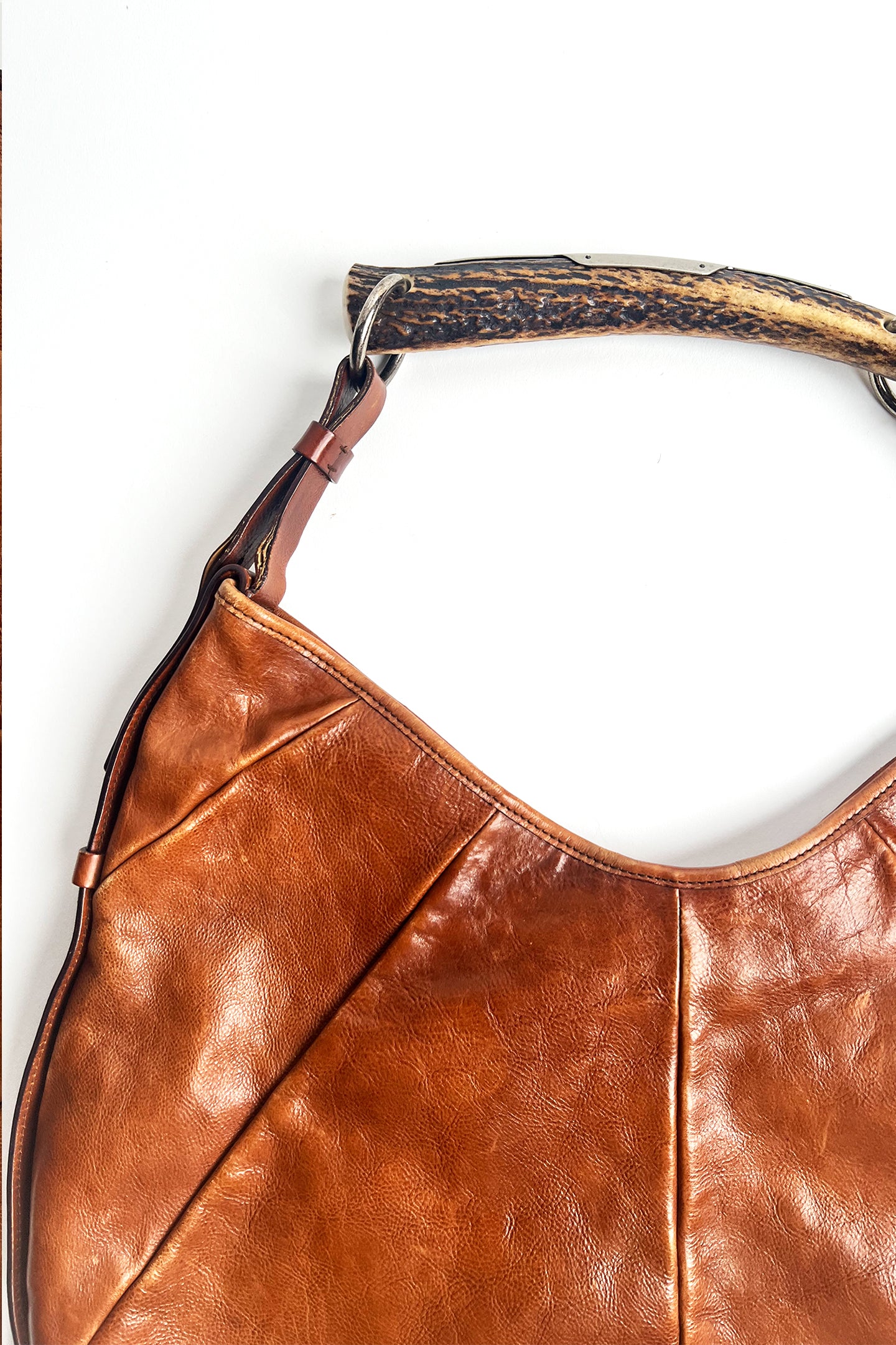 Vintage 2000s Brown Leather YSL Mombasa bag