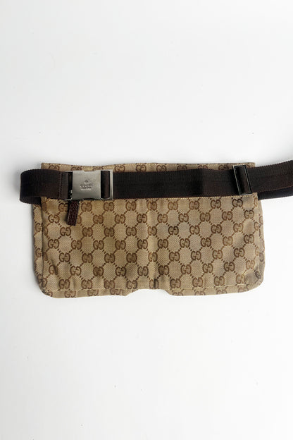 Vintage Gucci canvas belt bag