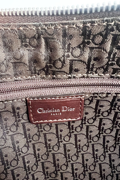 Vintage John Galliano piercing bag in brown leather