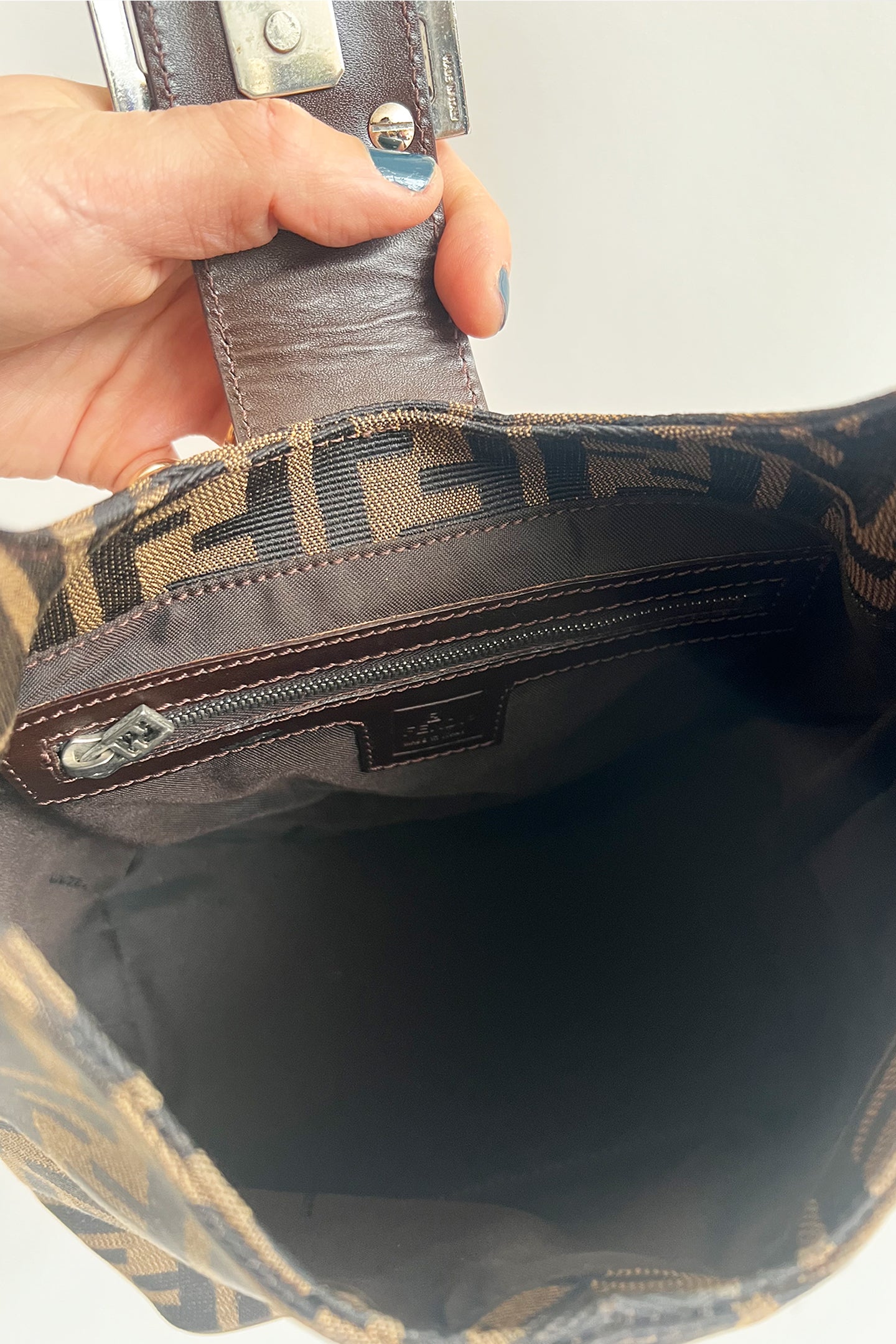 Vintage Fendi Zucca canva mini bag