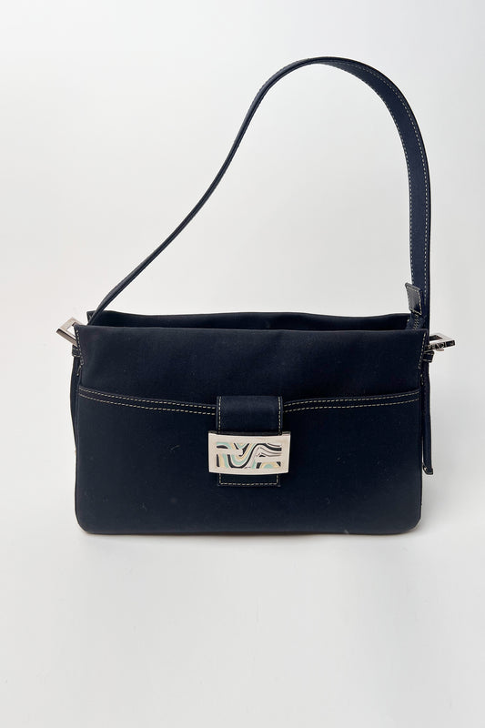 Vintage denim Fendi shoulder bag