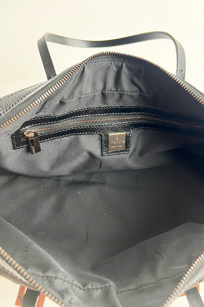 Vintage Fendi Zucca print long baguette bag