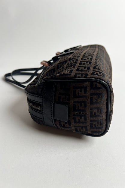 Vintage Fendi Zucca print long baguette bag