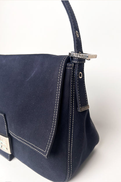 Vintage Denim Fendi Mama baguette
