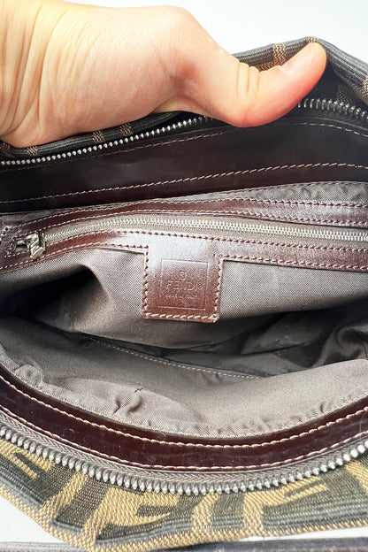 Vintage FENDI zucca shoulder bag