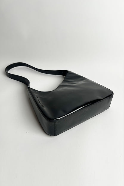 Vintage 90s black Patent leather Prada shoulder bag