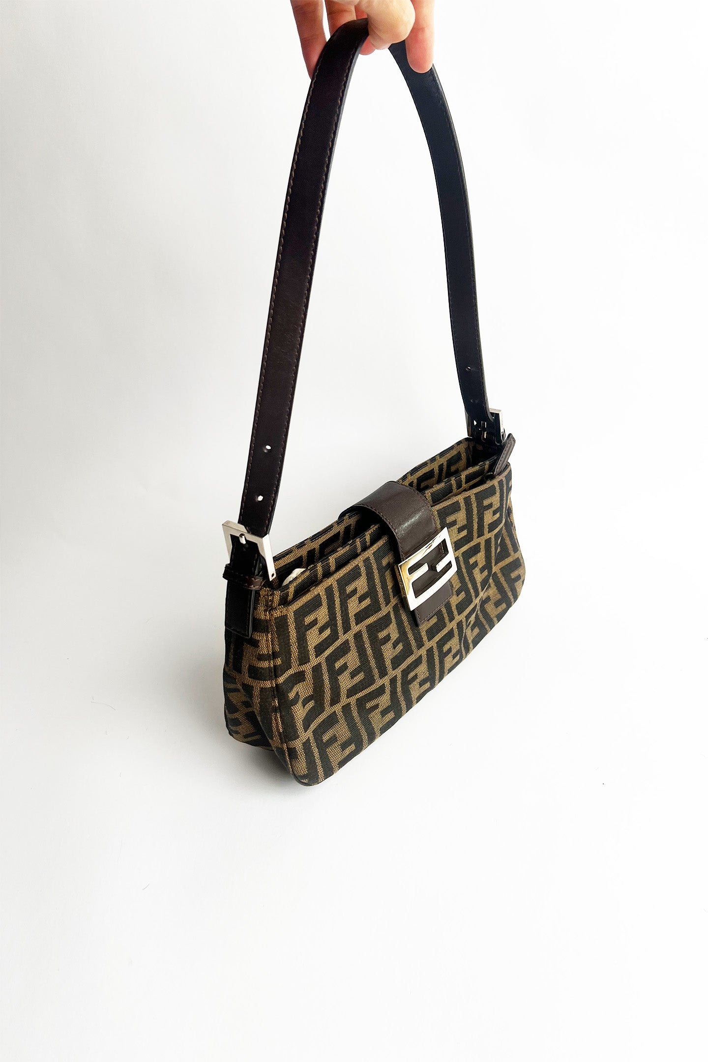 Vintage FENDI zucca shoulder bag