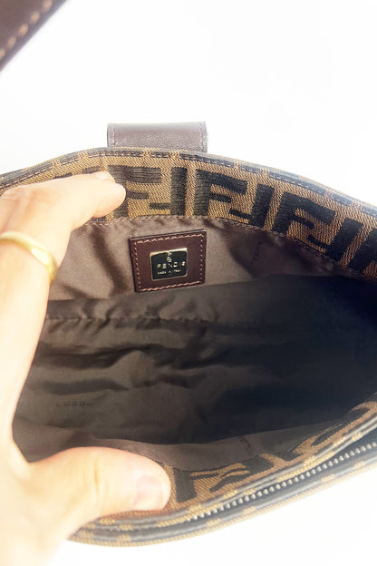 Vintage FENDI zucca shoulder bag