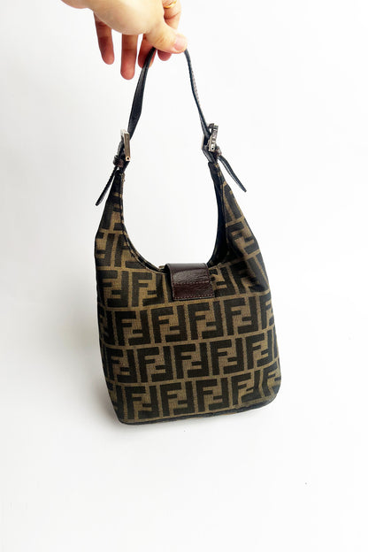 Vintage FENDI zucca shoulder bag