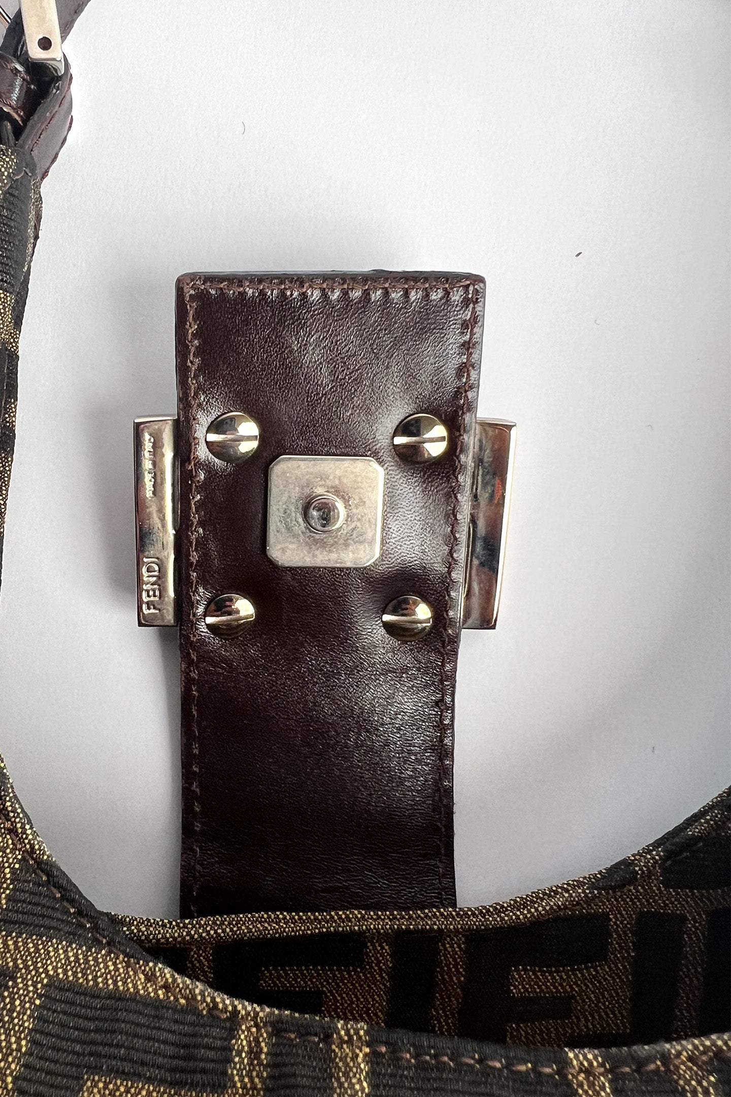 Vintage FENDI zucca shoulder bag