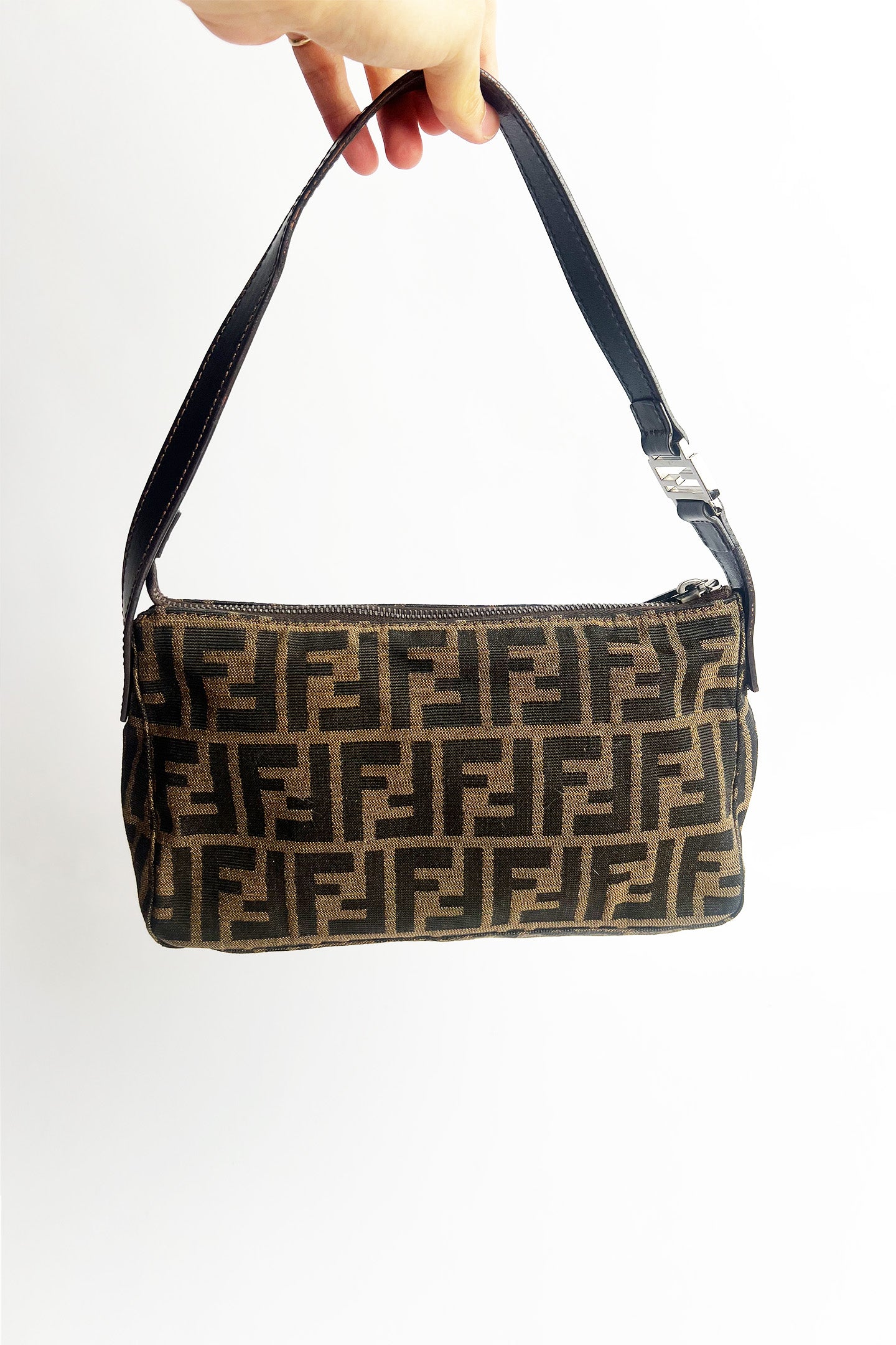 Vintage FENDI zucca shoulder bag