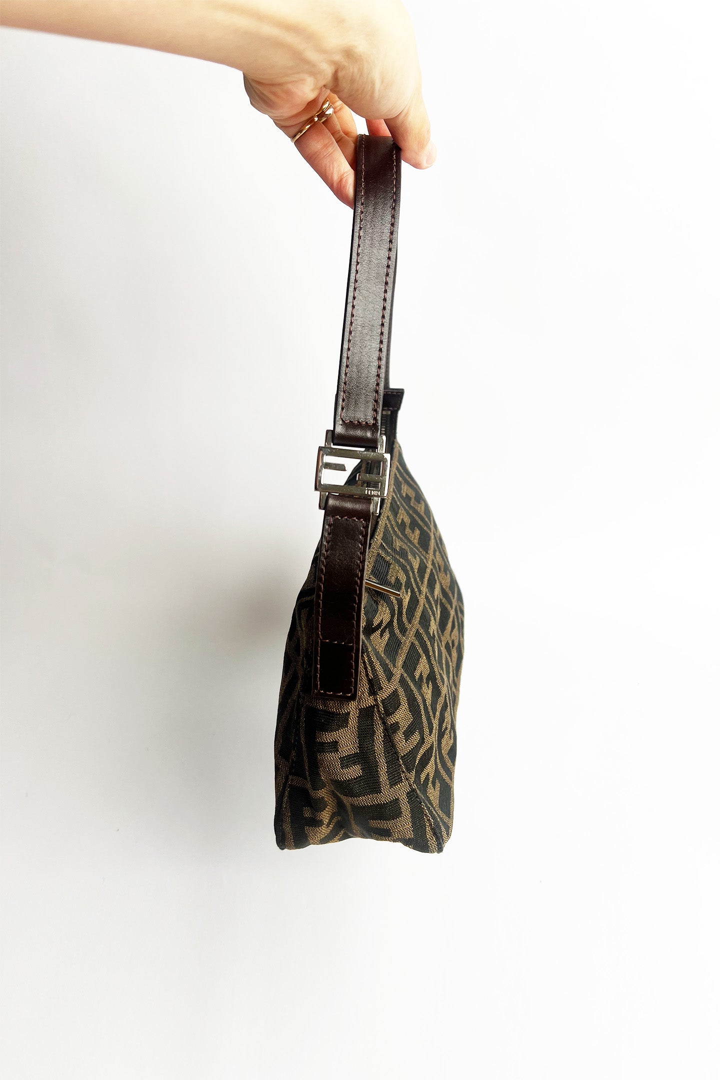 Vintage FENDI zucca shoulder bag