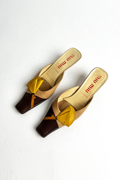 Vintage 90s Miu Miu Lily kitten heels