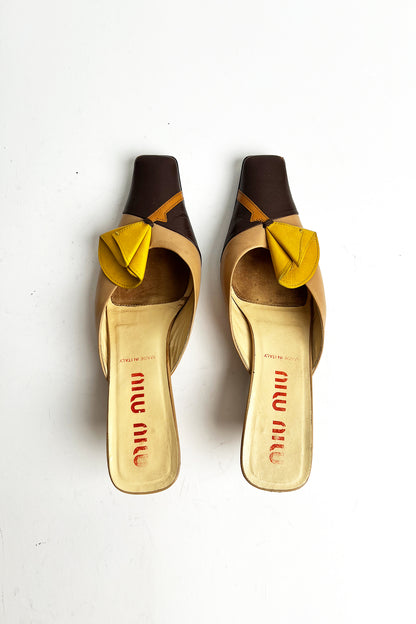 Vintage 90s Miu Miu Lily kitten heels