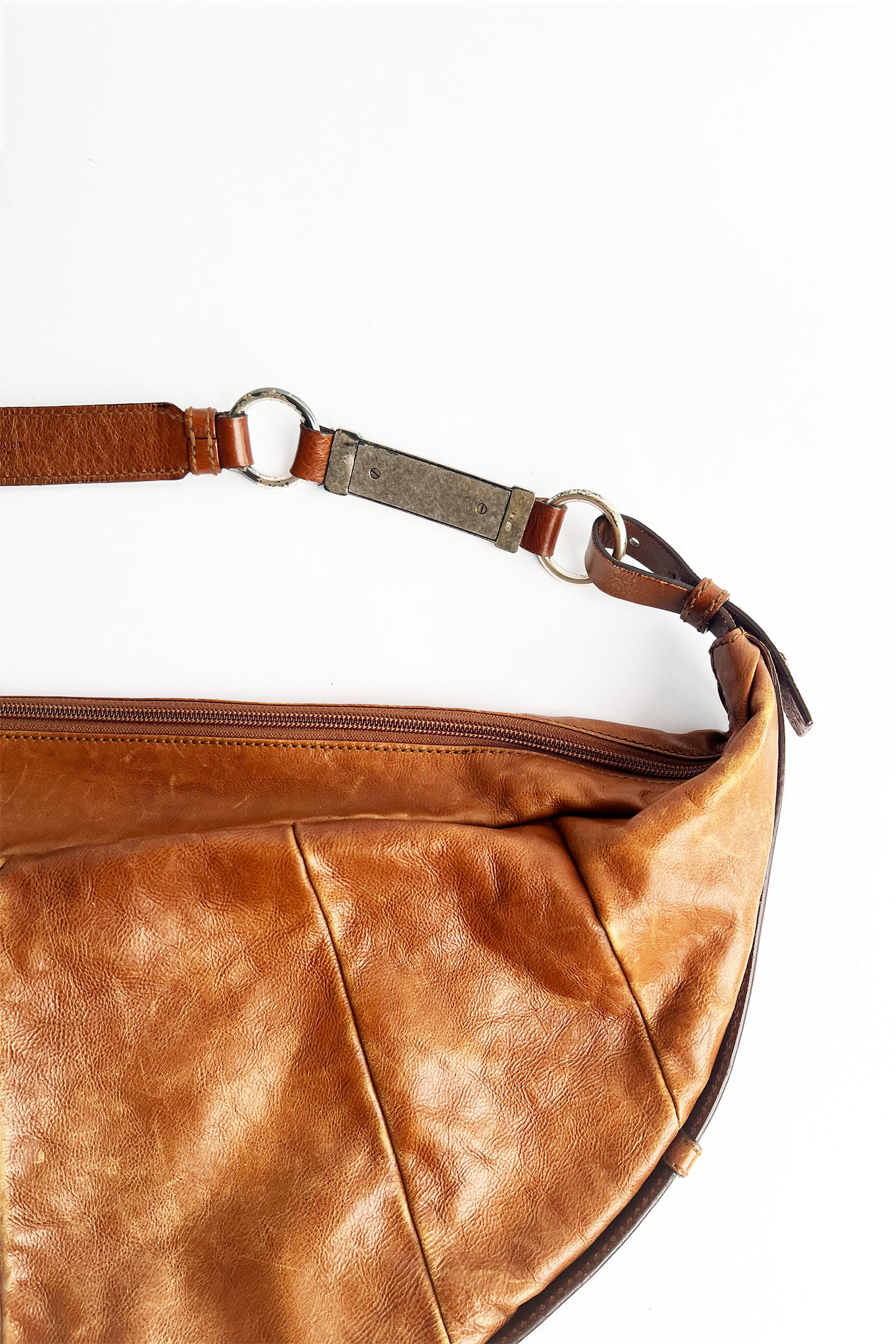 Vintage Rare 2000s Tom Ford YSL mombasa shoulder bag with metal hardware