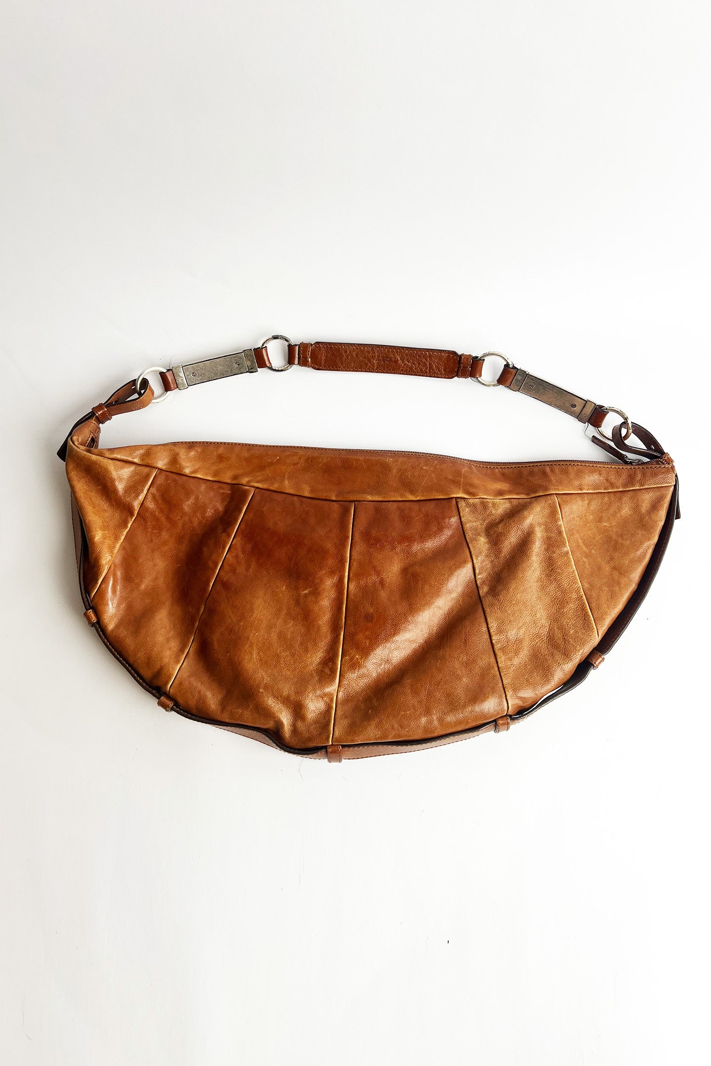 Vintage Rare 2000s Tom Ford YSL mombasa shoulder bag with metal hardware